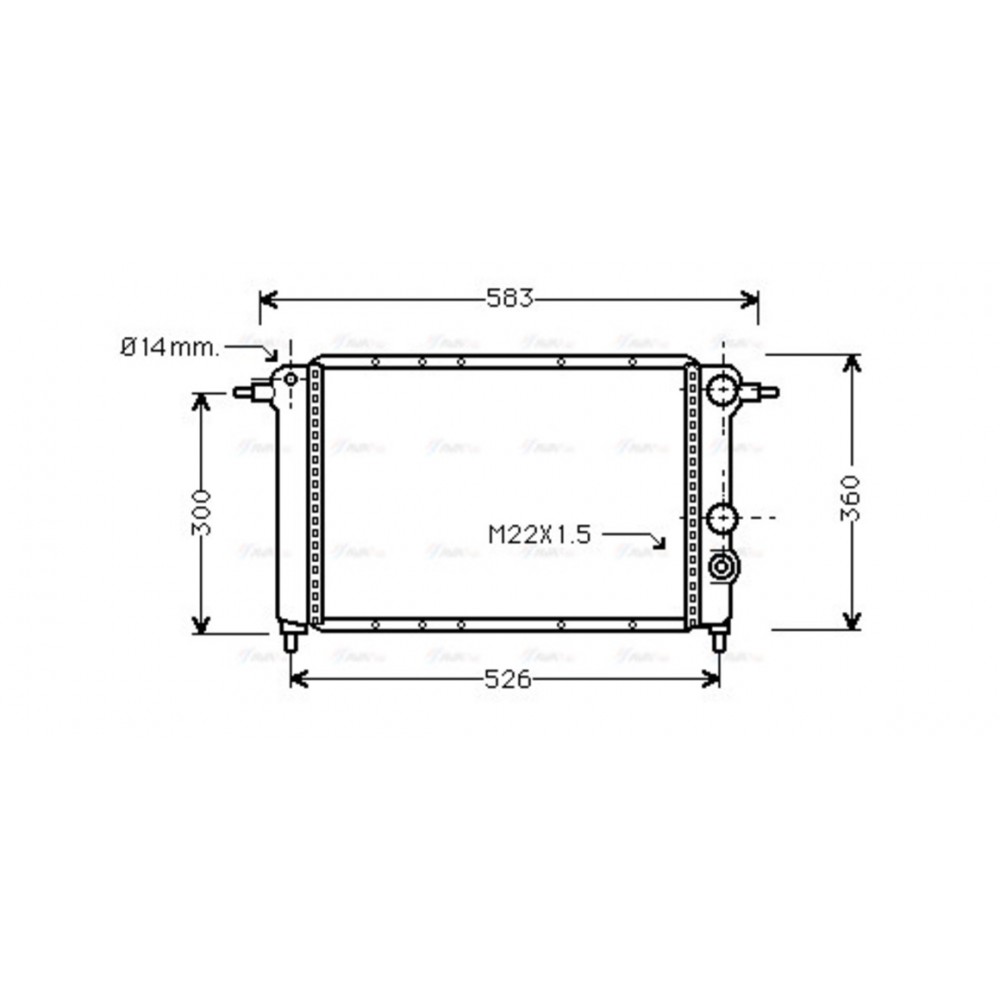 Image for AVA Cooling - Radiator