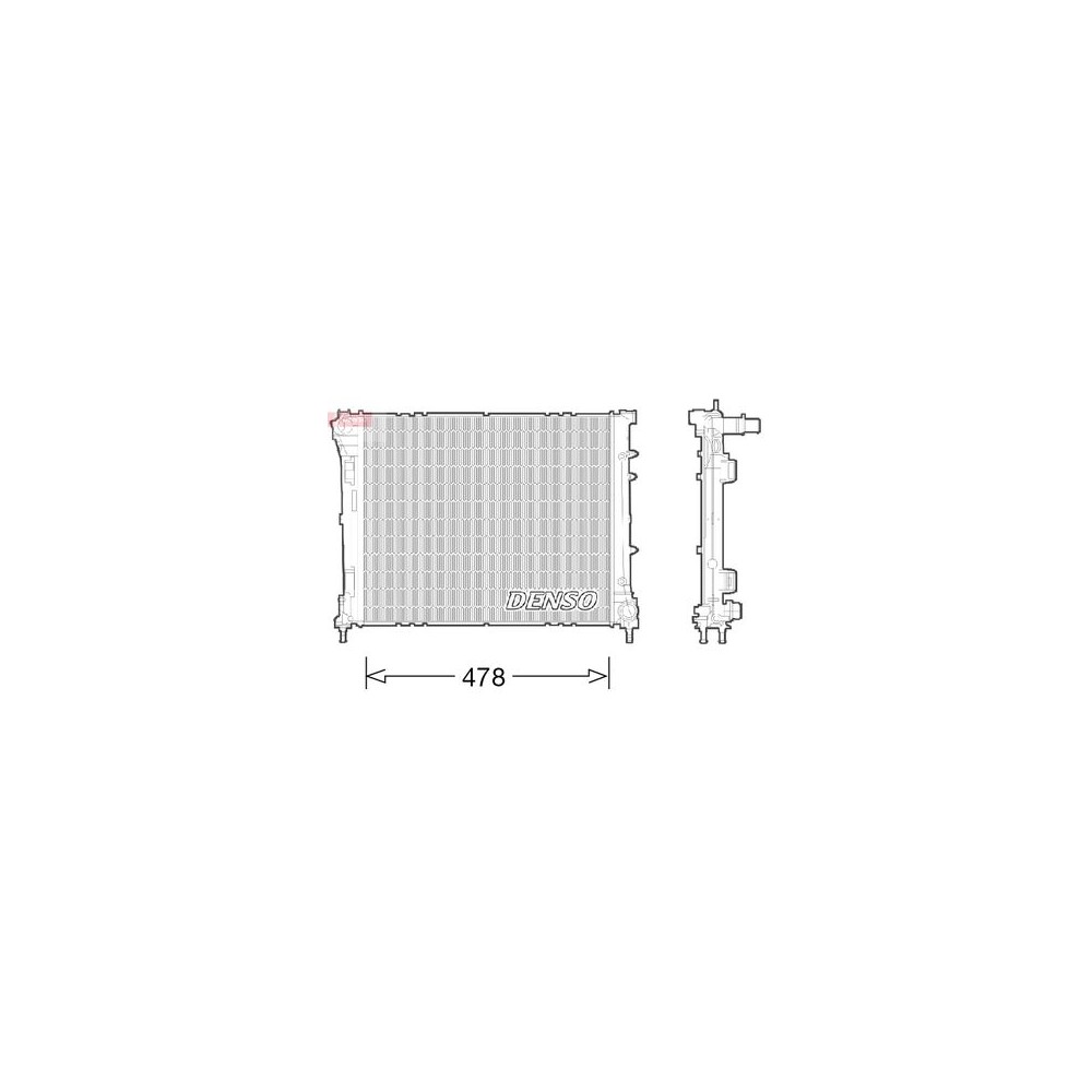 Image for Denso Radiator DRM09043