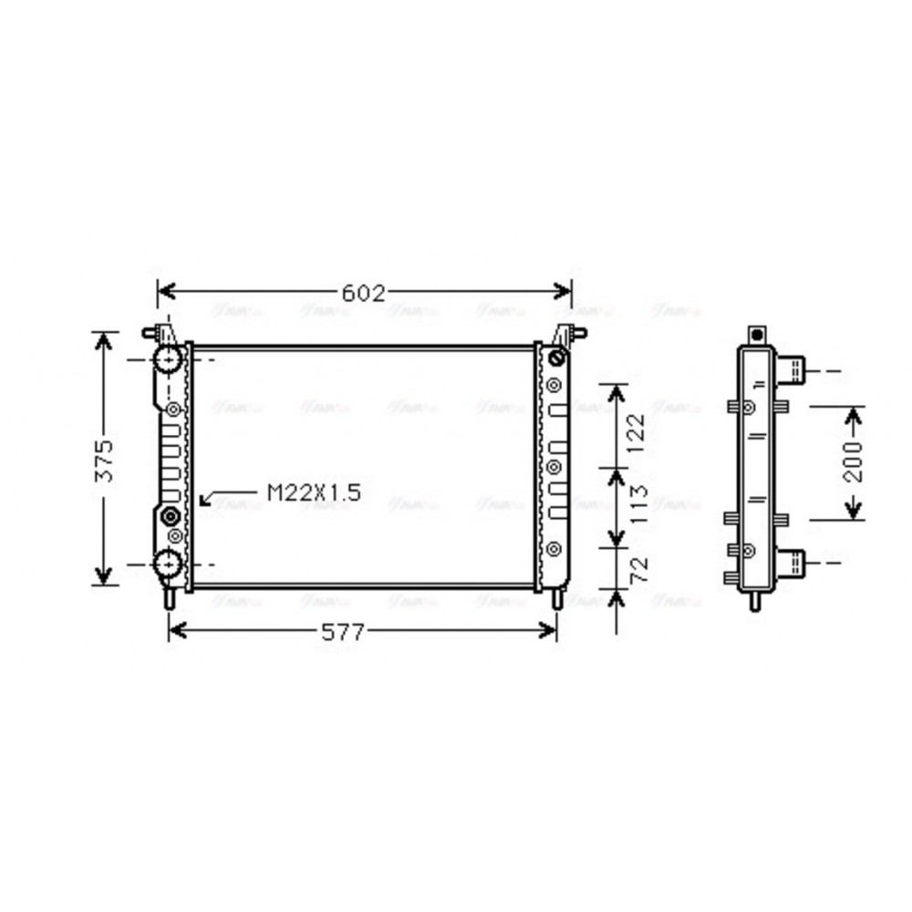 Image for AVA Cooling - Radiator