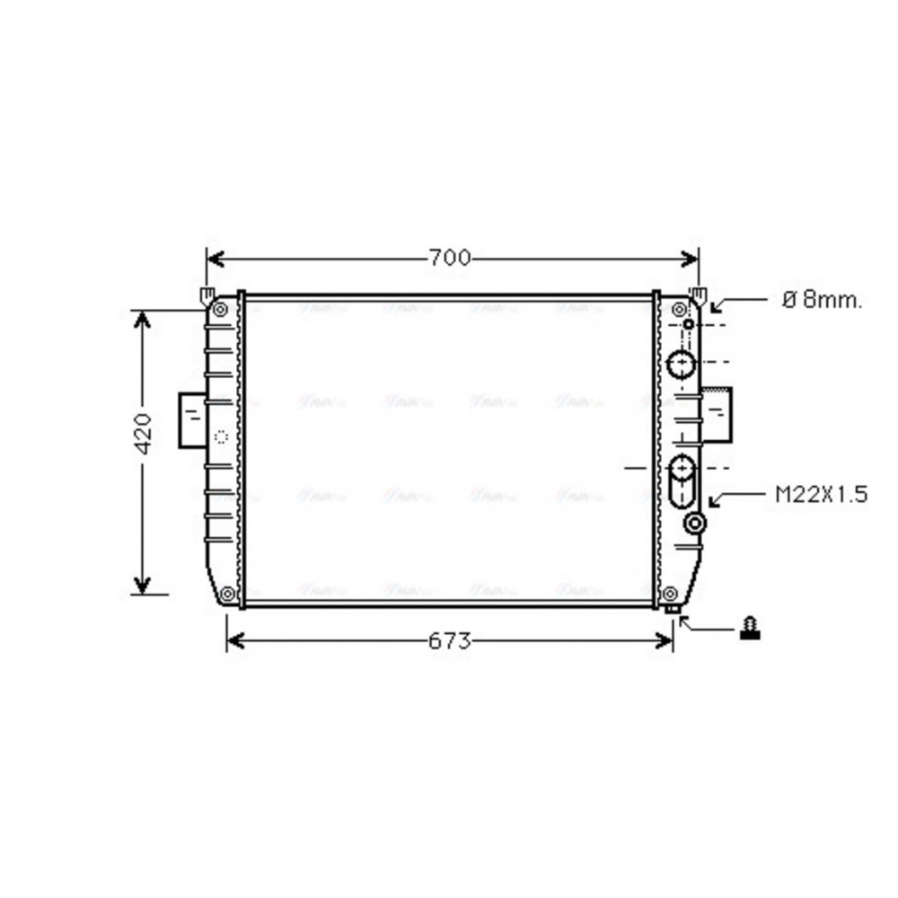 Image for AVA Cooling - Radiator