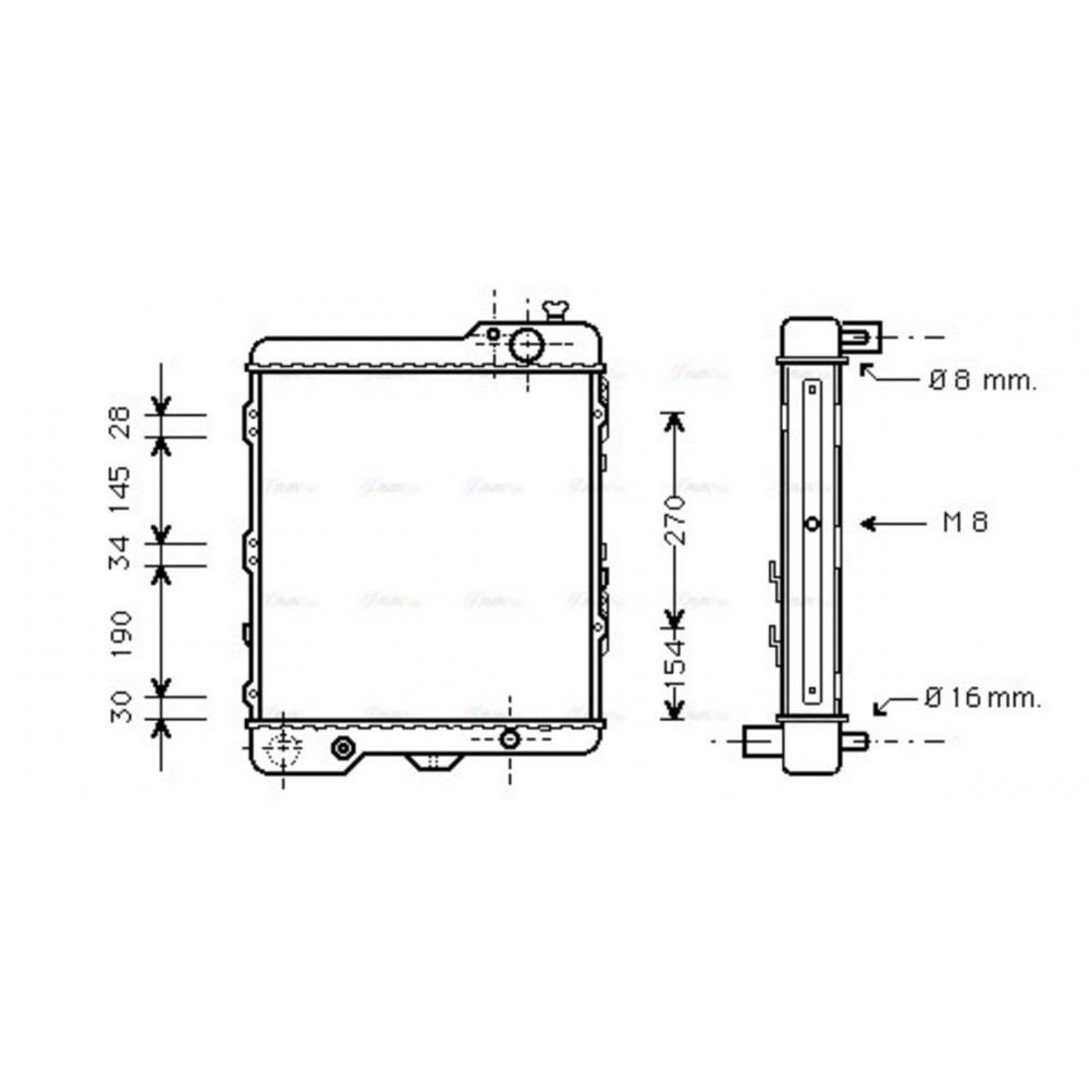 Image for AVA Cooling - Radiator