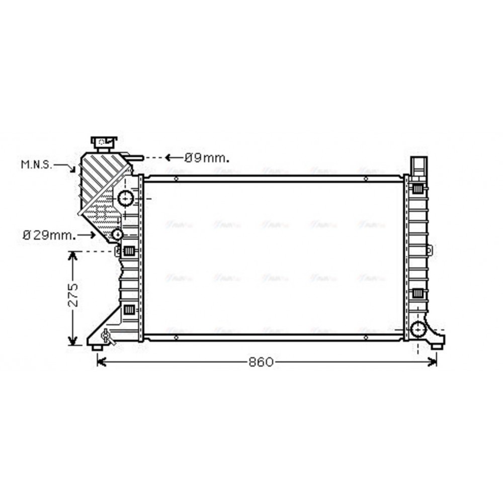 Image for AVA Cooling - Radiator