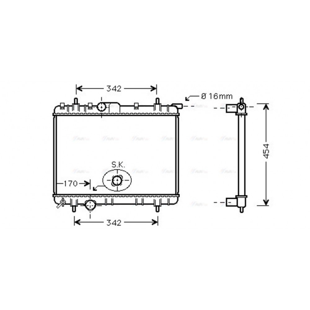 Image for AVA Cooling - Radiator