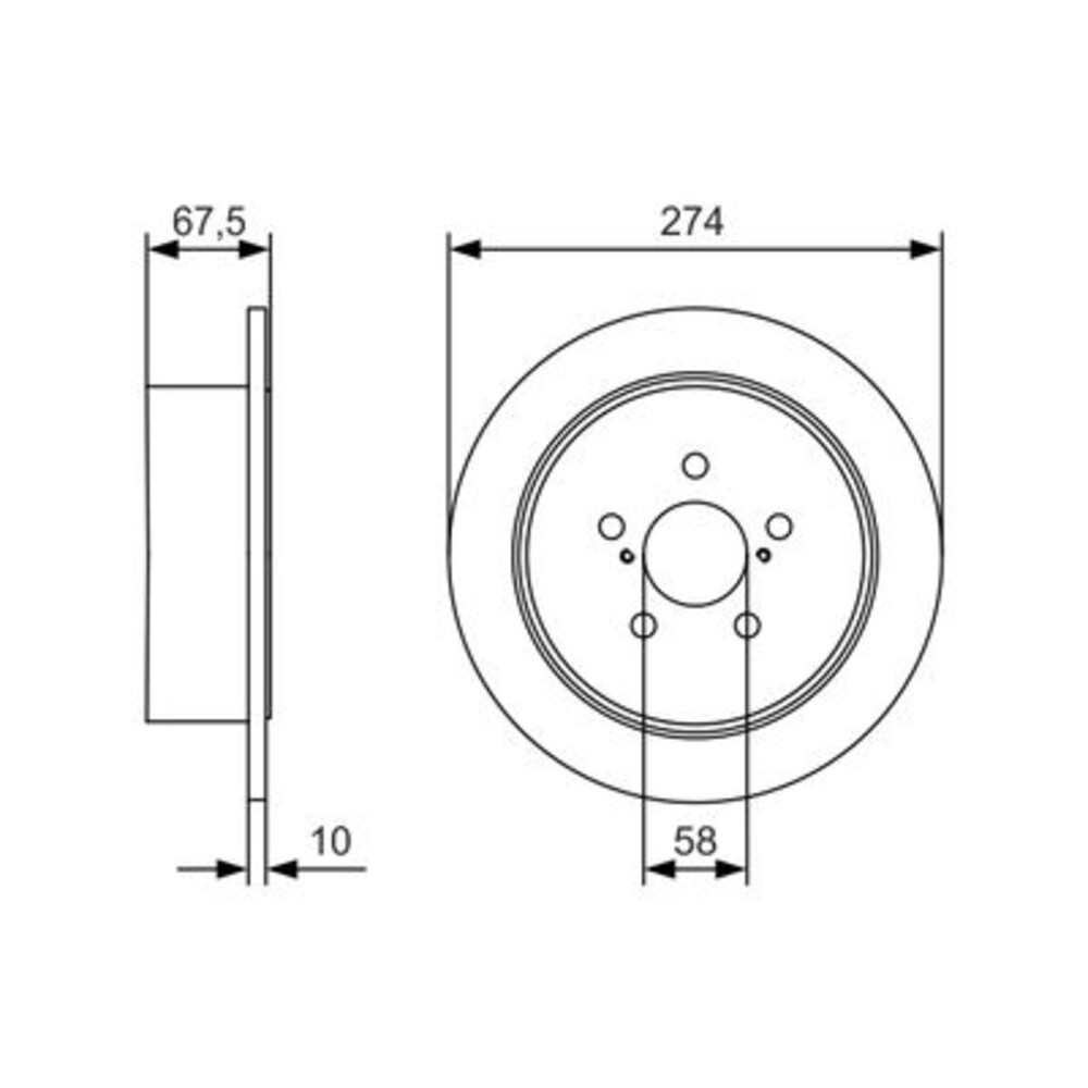 Image for Bosch Brake disc