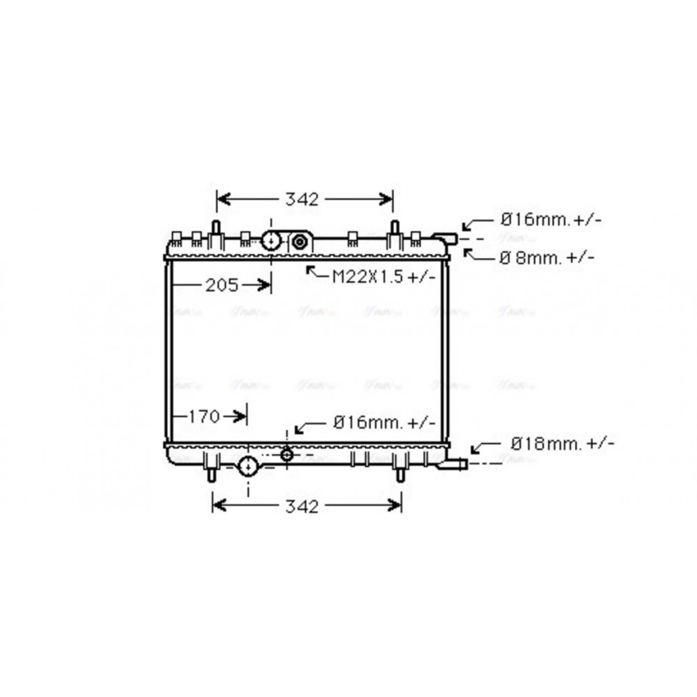 Image for AVA Cooling - Radiator