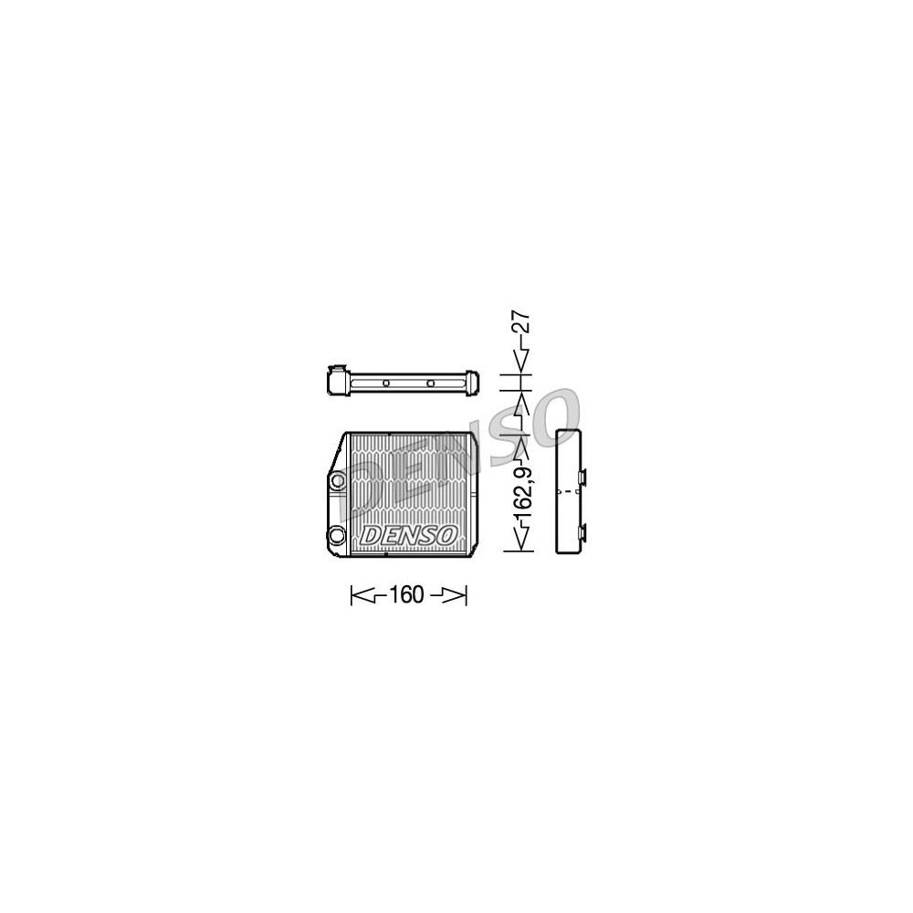 Image for Denso Heater Core DRR09035