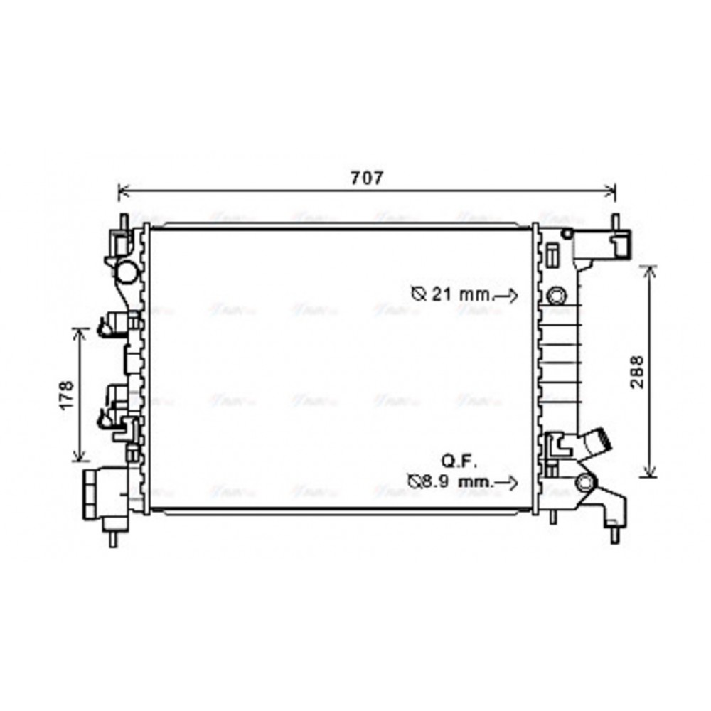 Image for AVA Cooling - Radiator