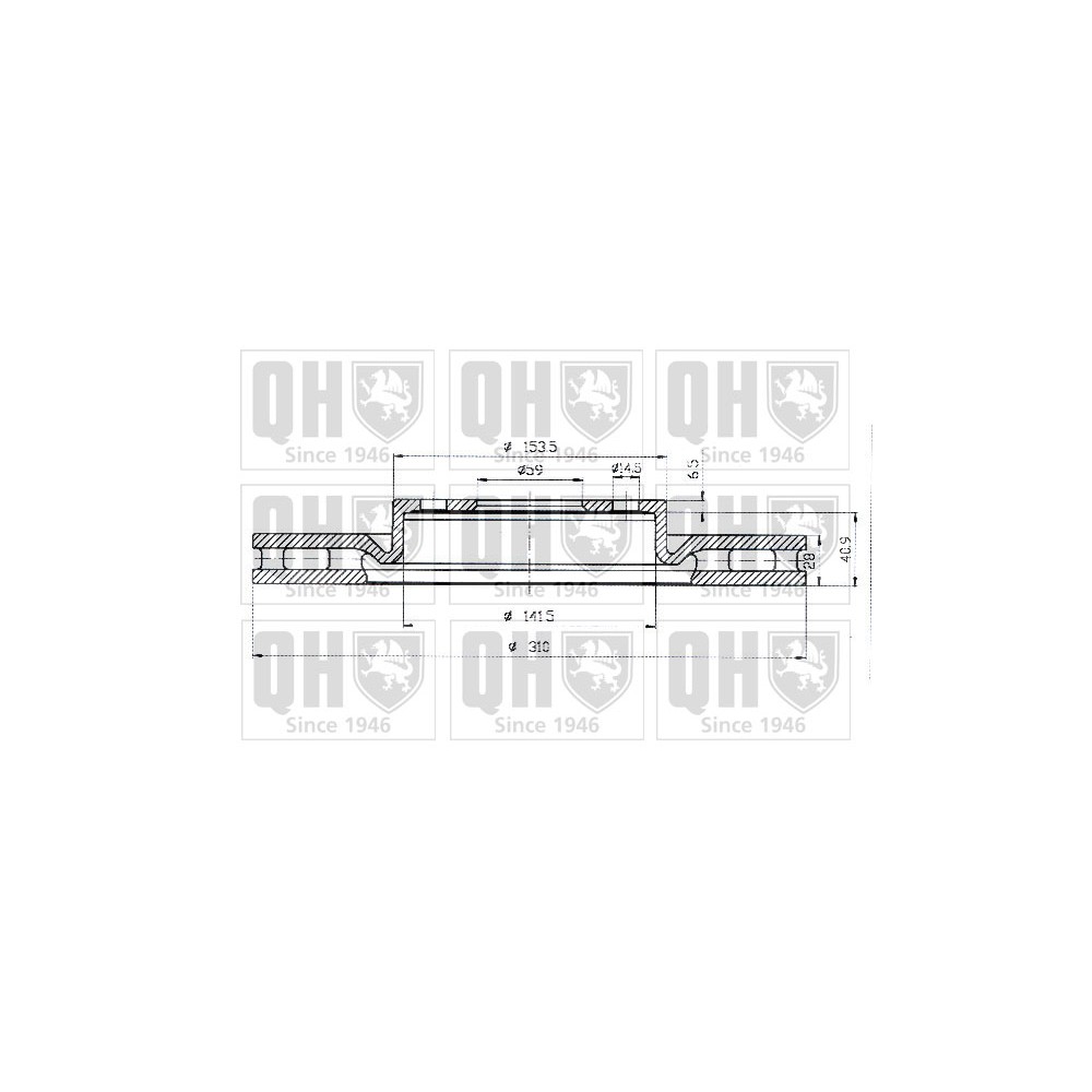 Image for QH BDC4756 Brake Disc