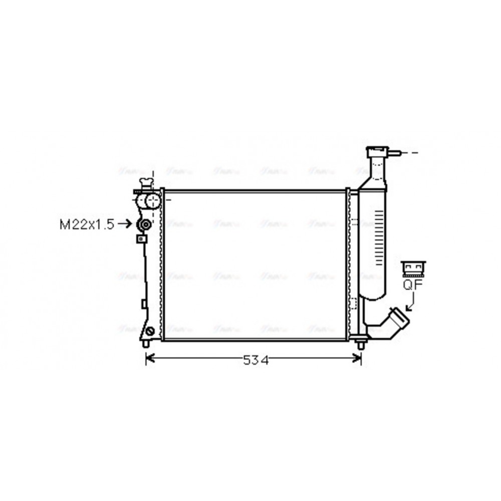 Image for AVA Cooling - Radiator