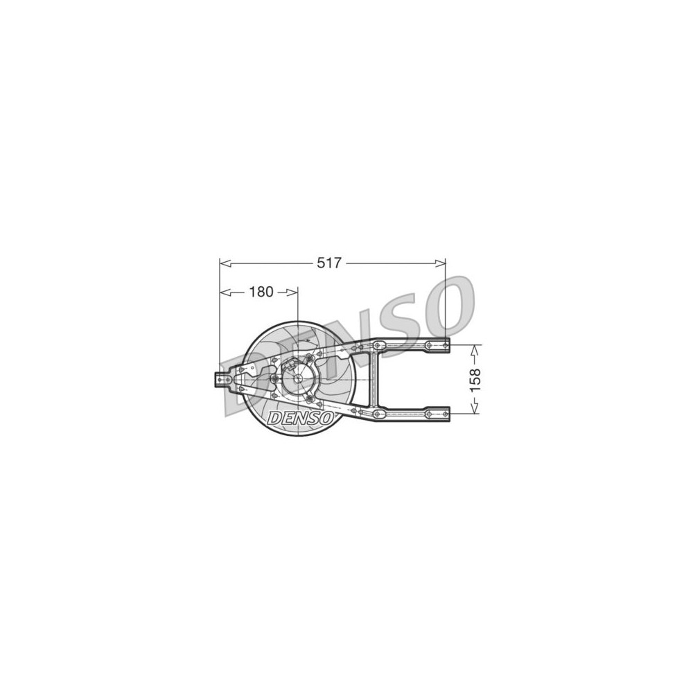 Image for Denso Radiator Cooling Fan DER09012