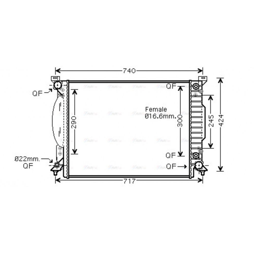 Image for AVA Cooling - Radiator