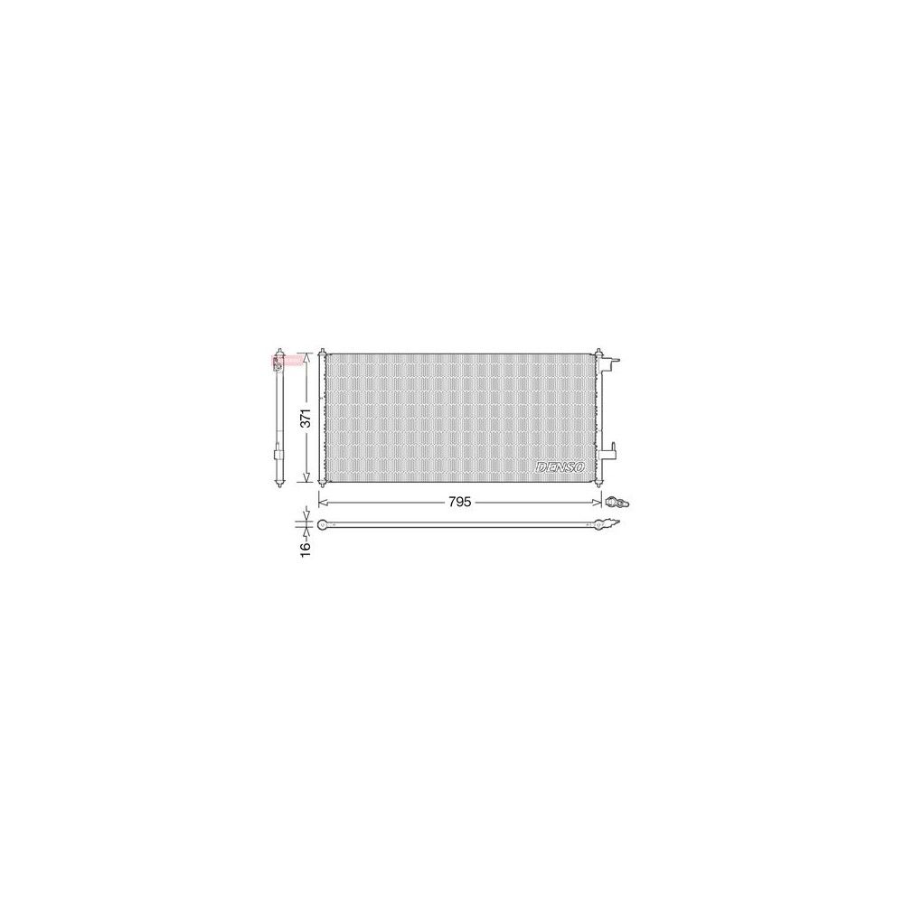 Image for Denso Condenser DCN10030