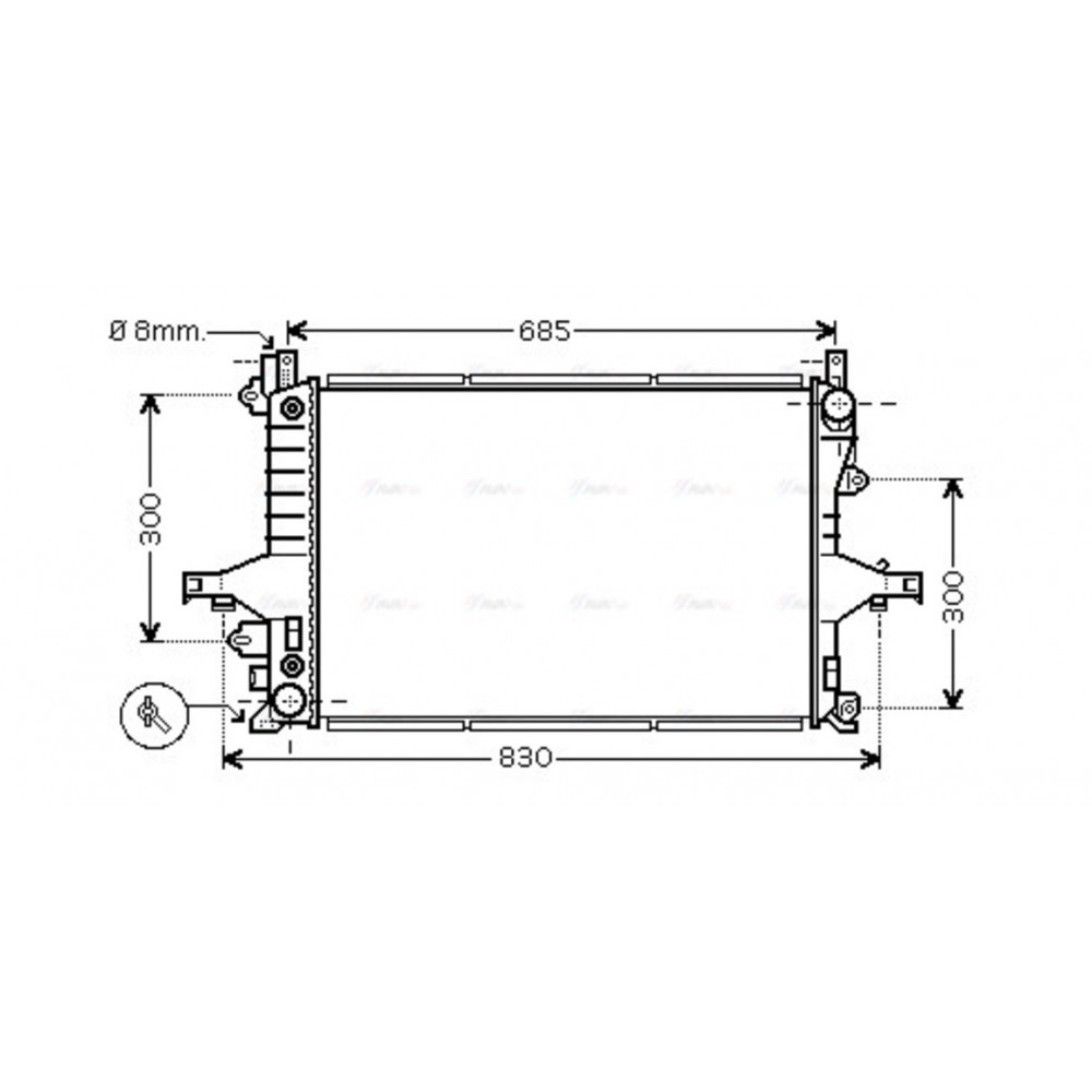 Image for AVA Cooling - Radiator