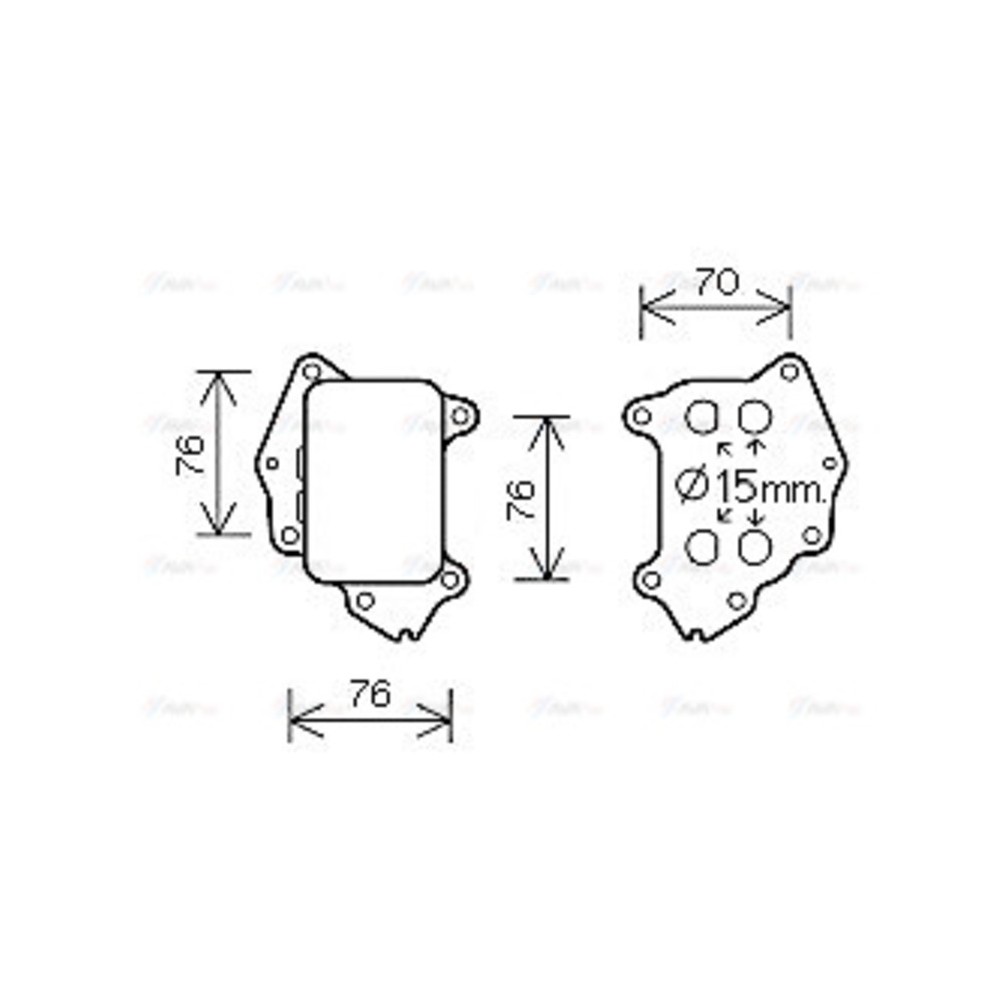 Image for AVA Cooling - Oil Cooler