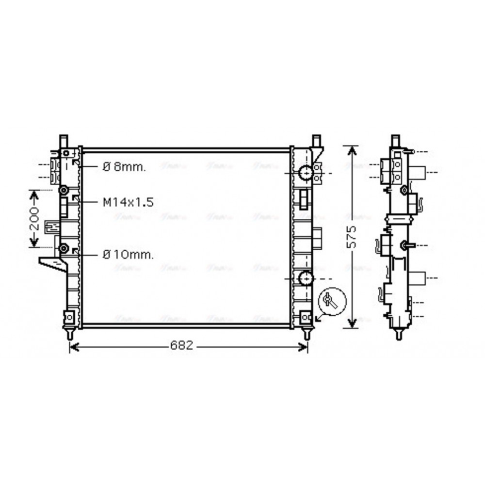 Image for AVA Cooling - Radiator