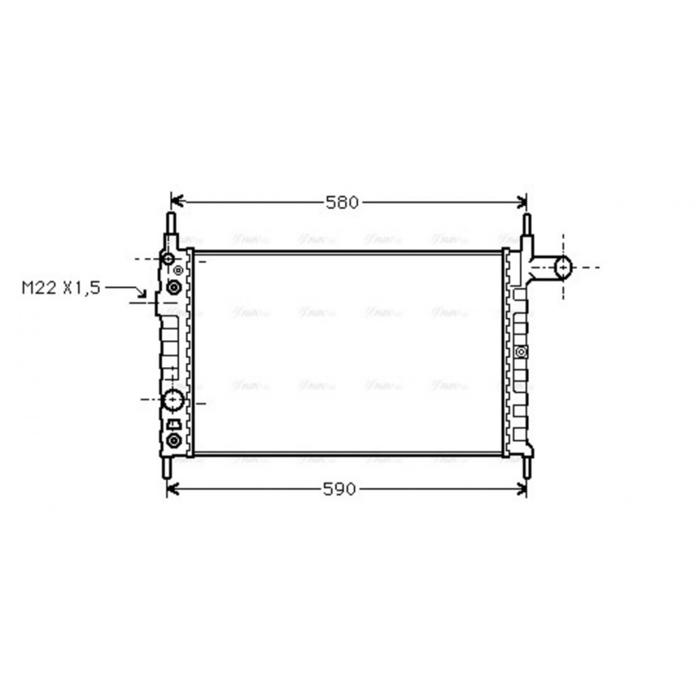 Image for AVA Cooling - Radiator