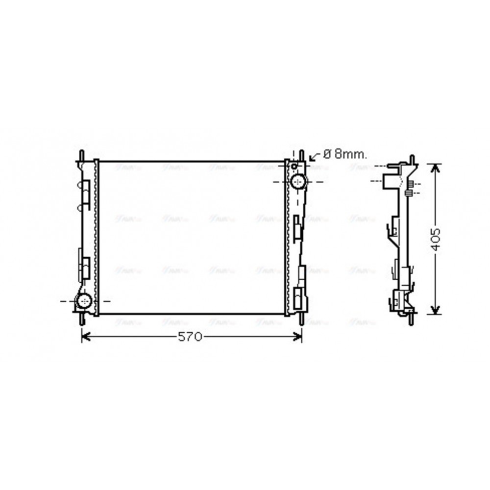 Image for AVA Cooling - Radiator