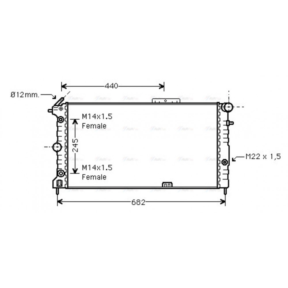 Image for AVA Cooling - Radiator