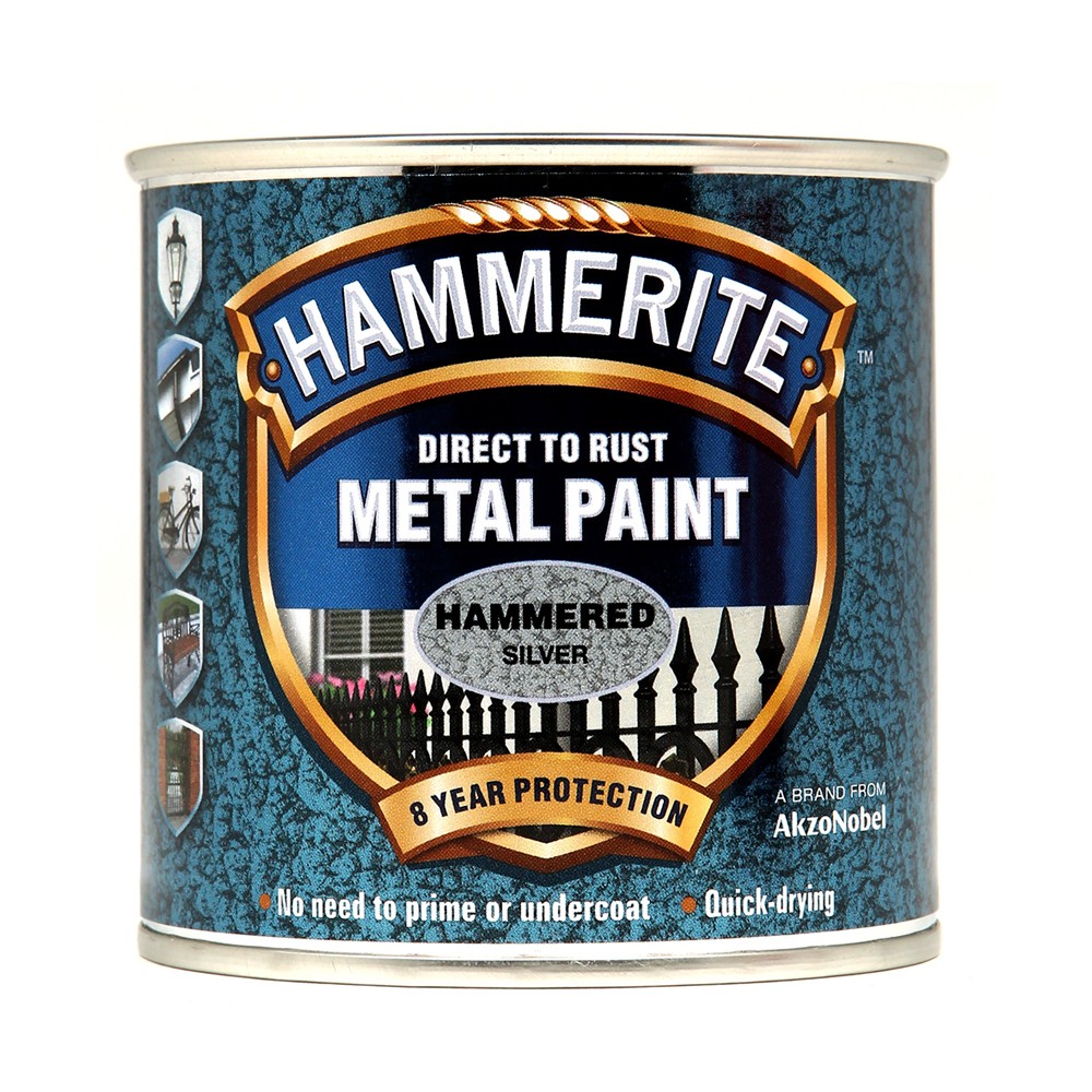Image for Hammerite Hammered Silv Gry 250ml