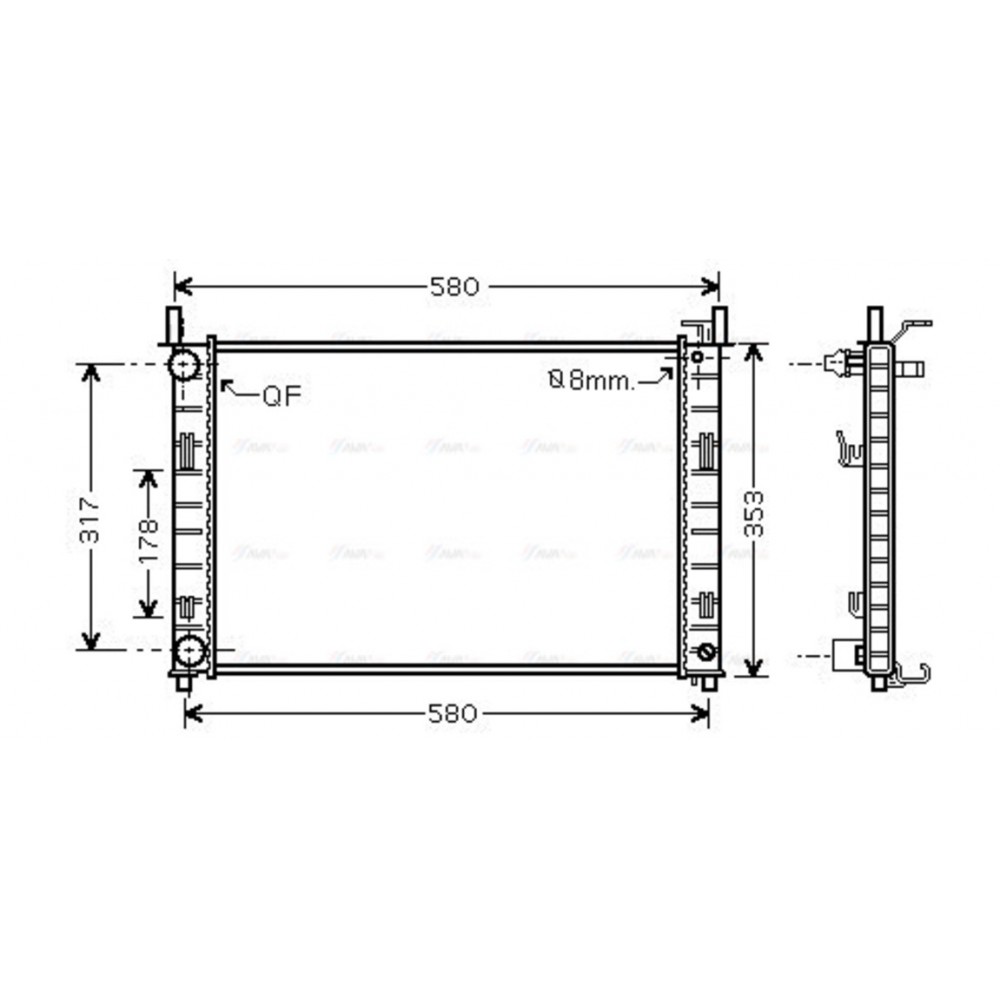 Image for AVA Cooling - Radiator