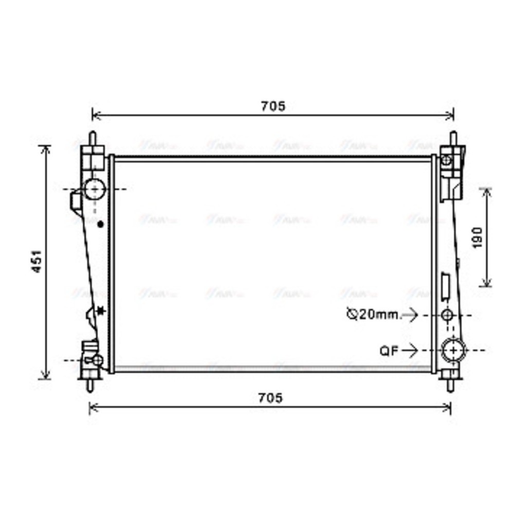 Image for AVA Cooling - Radiator