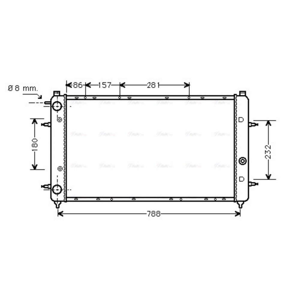 Image for AVA Cooling - Radiator