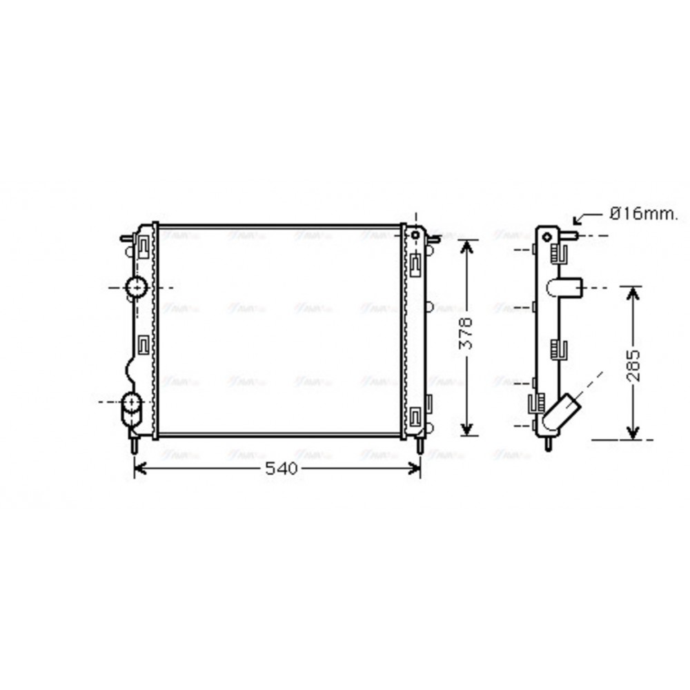 Image for AVA Cooling - Radiator