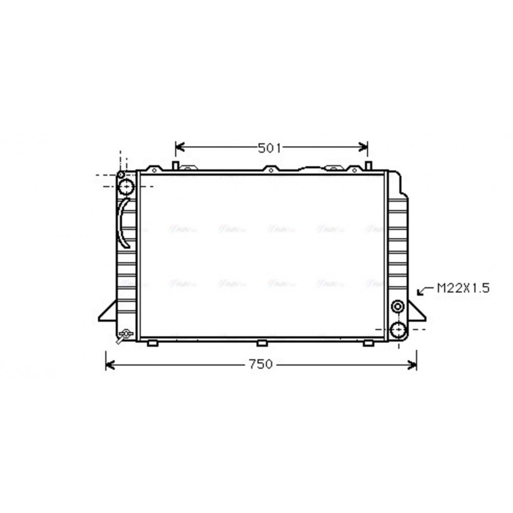 Image for AVA Cooling - Radiator