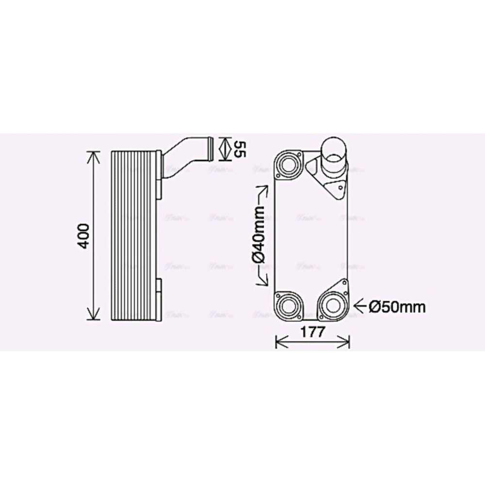 Image for AVA Cooling - Oil Cooler