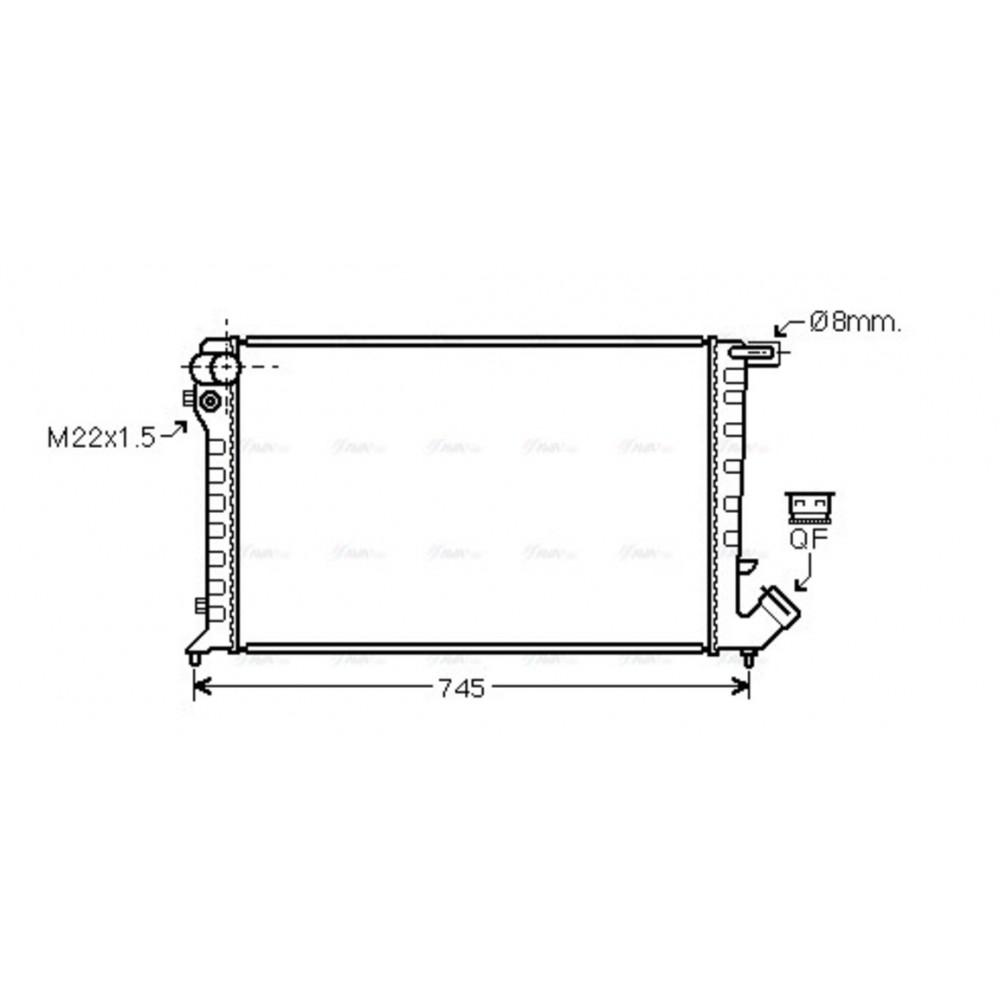 Image for AVA Cooling - Radiator