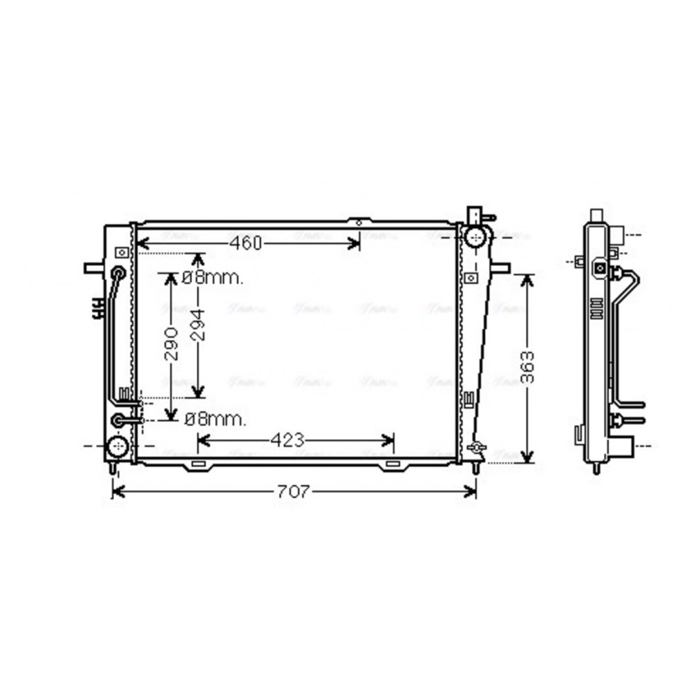 Image for AVA Cooling - Radiator