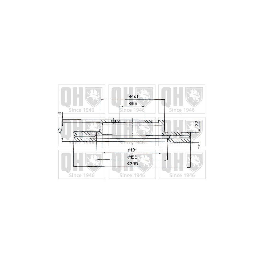 Image for QH BDC4587 Brake Disc