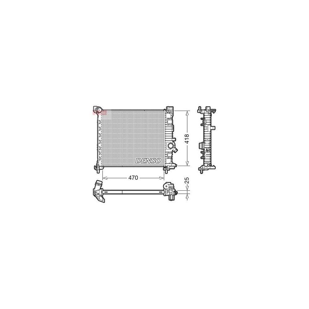 Image for Denso Radiator DRM20114