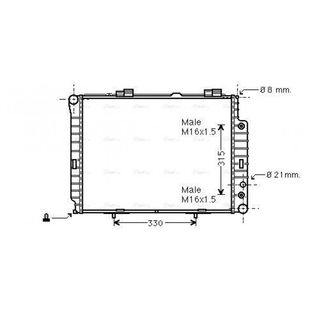 Image for AVA Cooling - Radiator