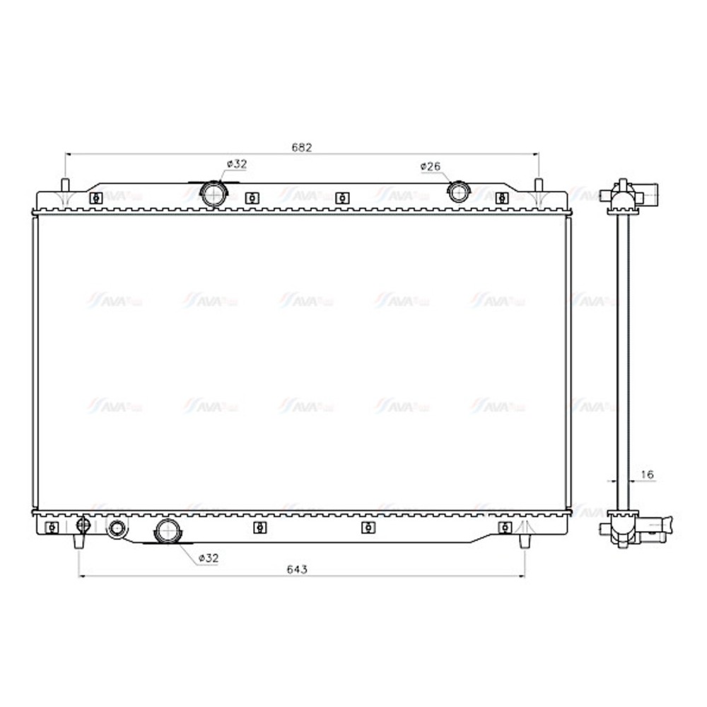 Image for AVA Cooling - Radiator