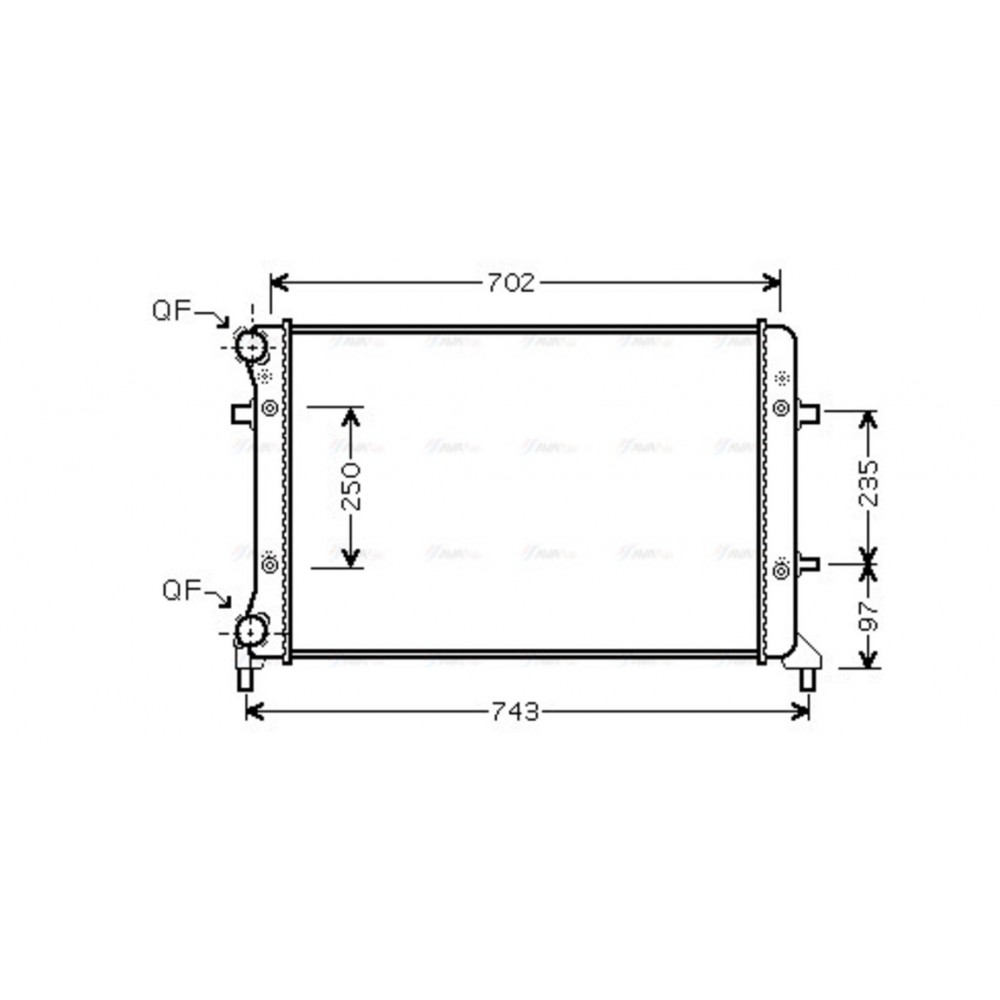 Image for AVA Cooling - Radiator