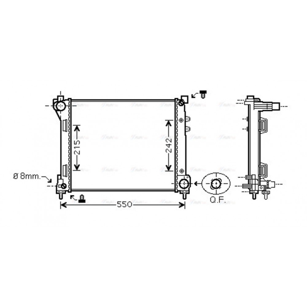 Image for AVA Cooling - Radiator