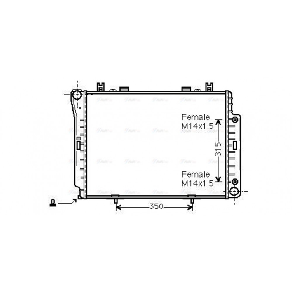 Image for AVA Cooling - Radiator