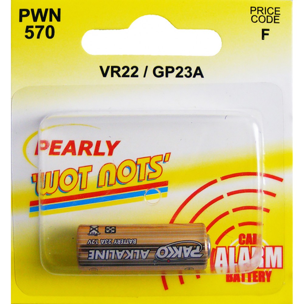 Image for Pearl PWN570 Coin Cell Battery Gp23A - Alkaline 12V