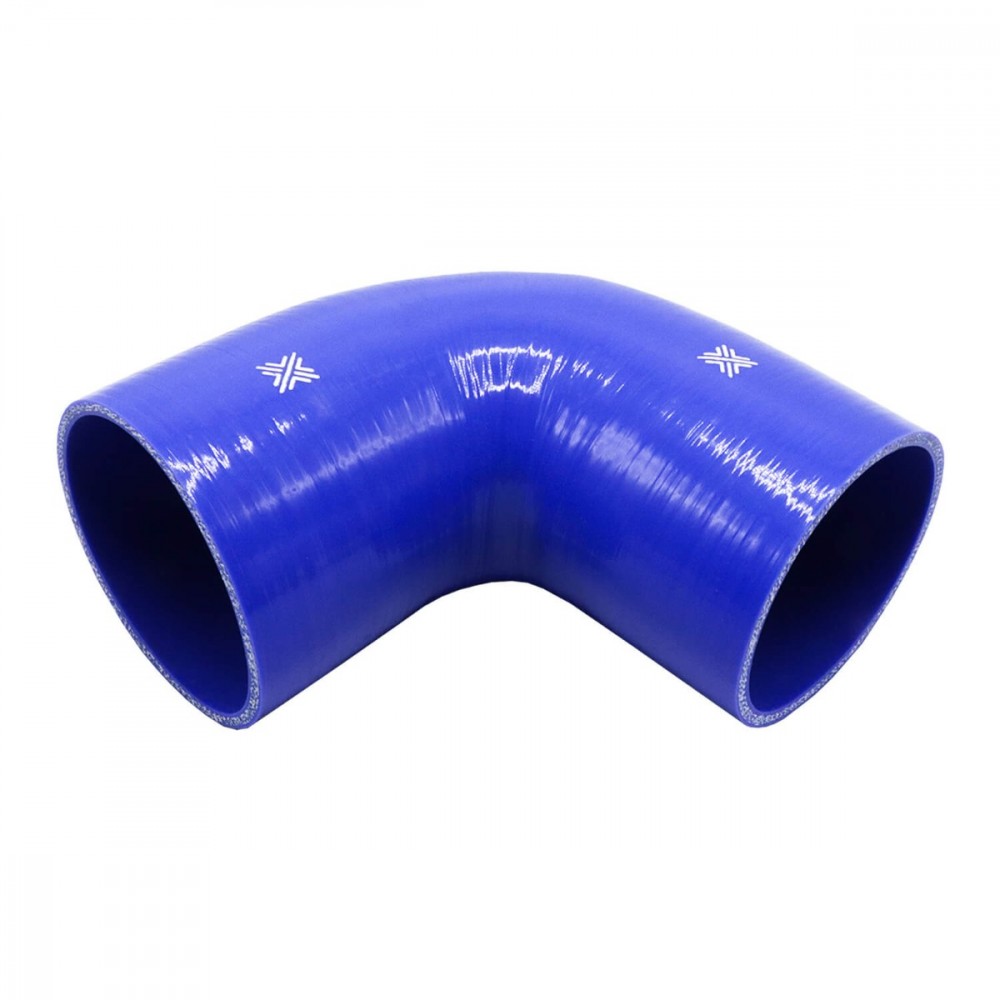 Image for Pipercross Performance Silicone HoseBlue 90Â° 102mm bore  152