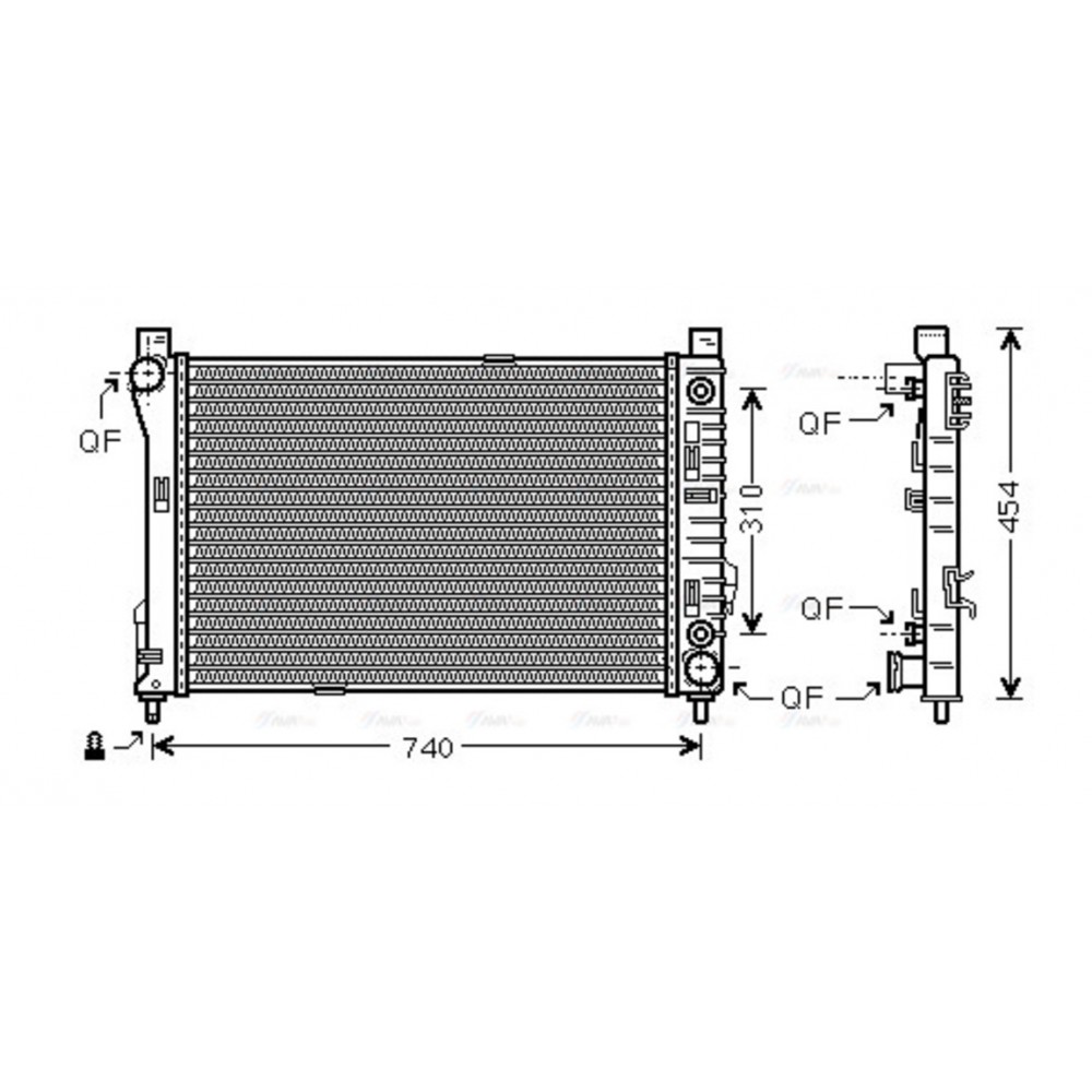 Image for AVA Cooling - Radiator