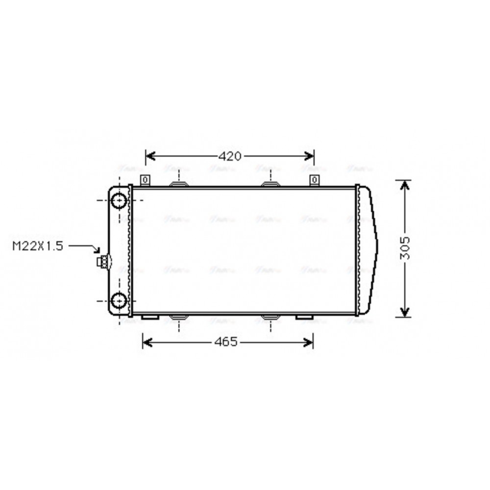 Image for AVA Cooling - Radiator