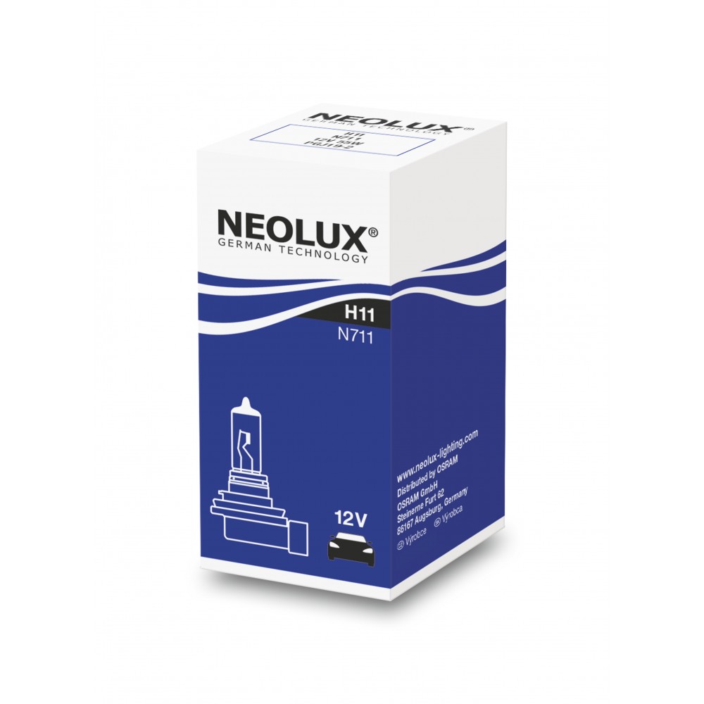 Image for Neolux N711 12v 55w H11 PGJ19-2 (711) Single box