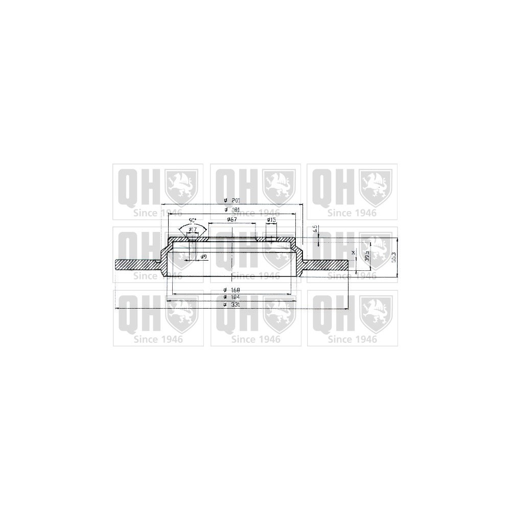 Image for QH BDC5232 Brake Disc