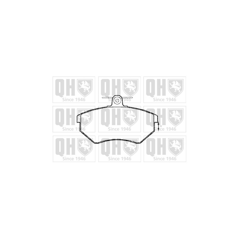 Image for QH BP607 Brake Pad Set