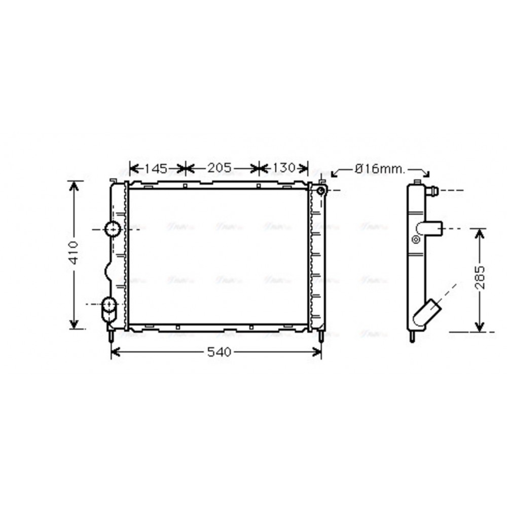 Image for AVA Cooling - Radiator