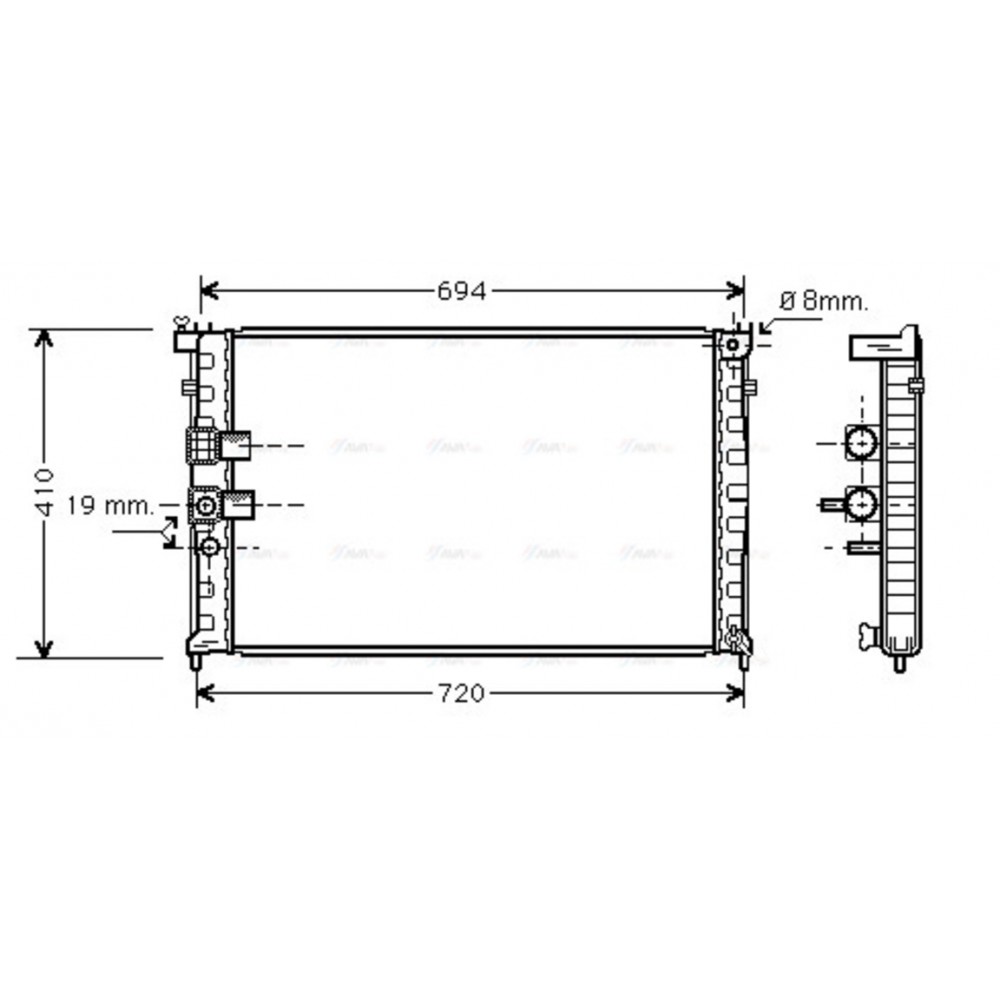 Image for AVA Cooling - Radiator