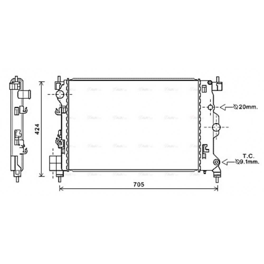 Image for AVA Cooling - Radiator