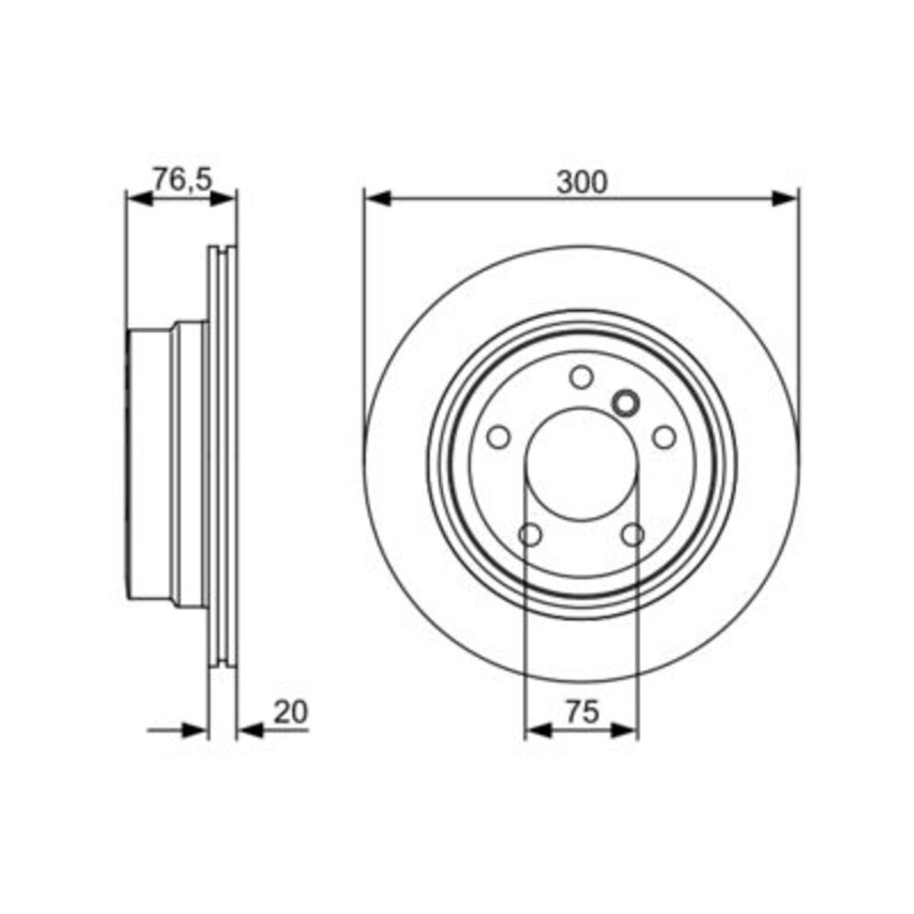 Image for Bosch Brake disc BD1355