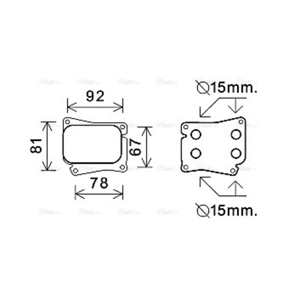 Image for AVA Cooling - Oil Cooler